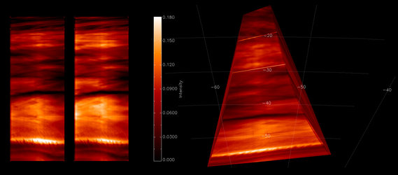 Tracking clouds in the Venusian night