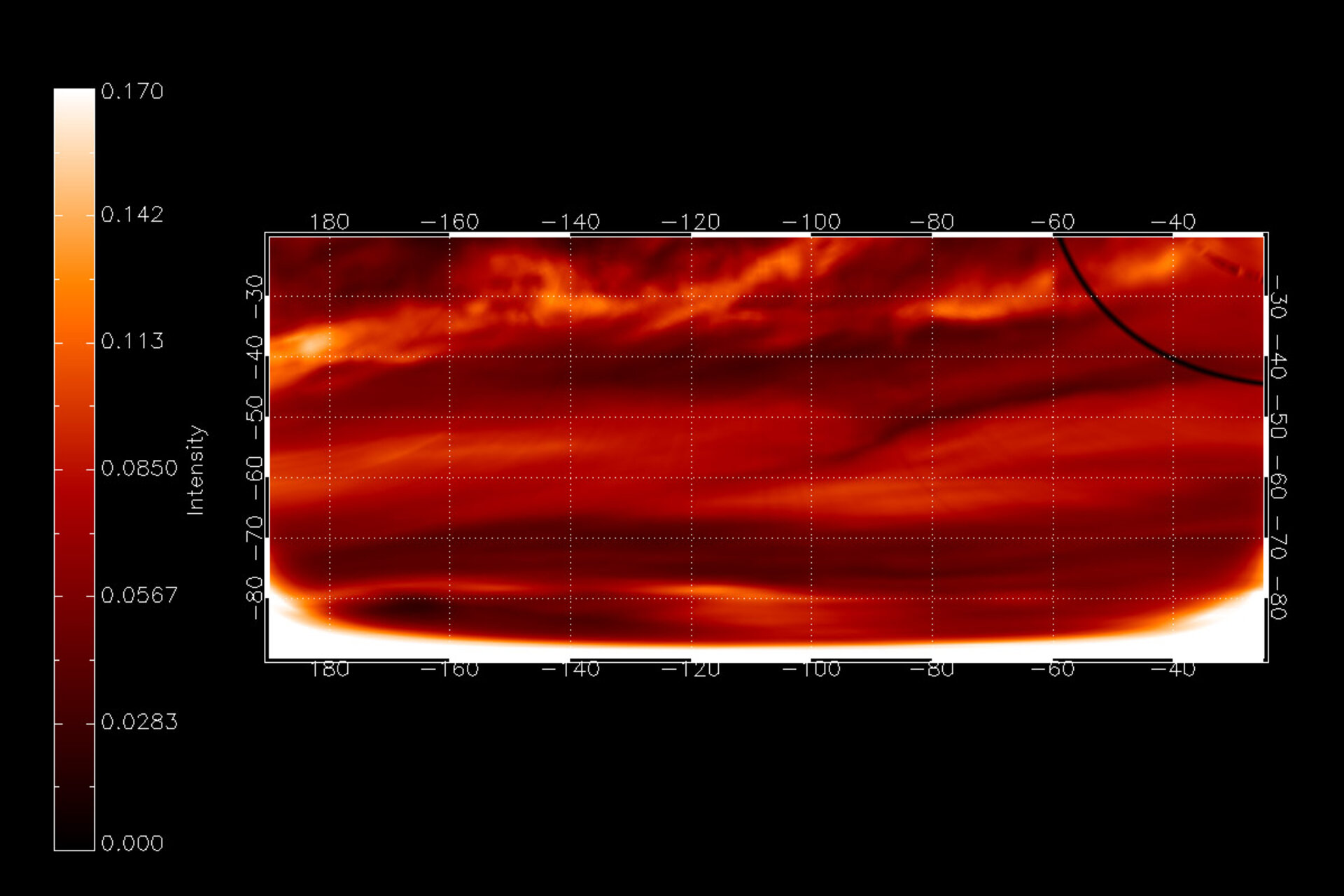 Tracking clouds in the Venusian night