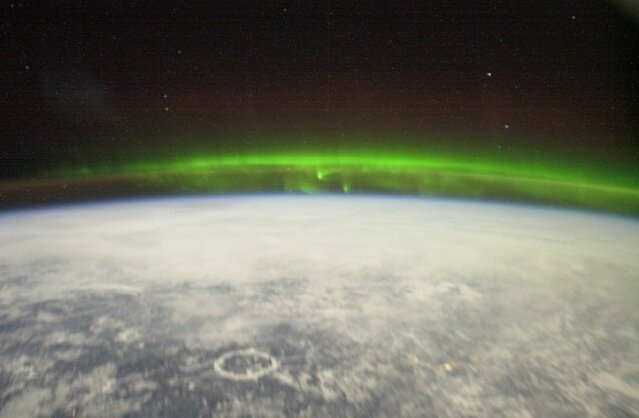 Poollicht boven Canada, gefotografeerd vanuit het Internationaal Ruimtstation ISS