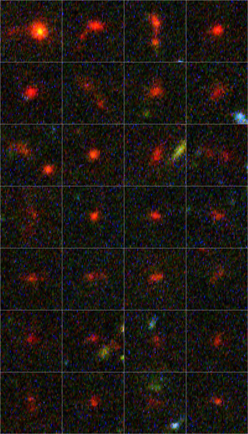 Details of individual distant galaxies