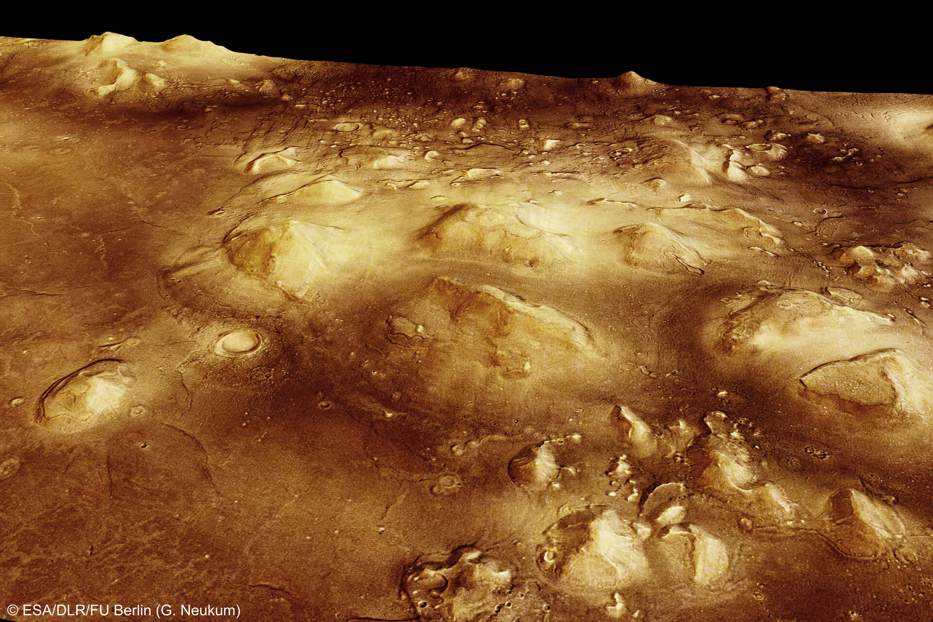 'Pyramids and Skull' in Cydonia region, perspective