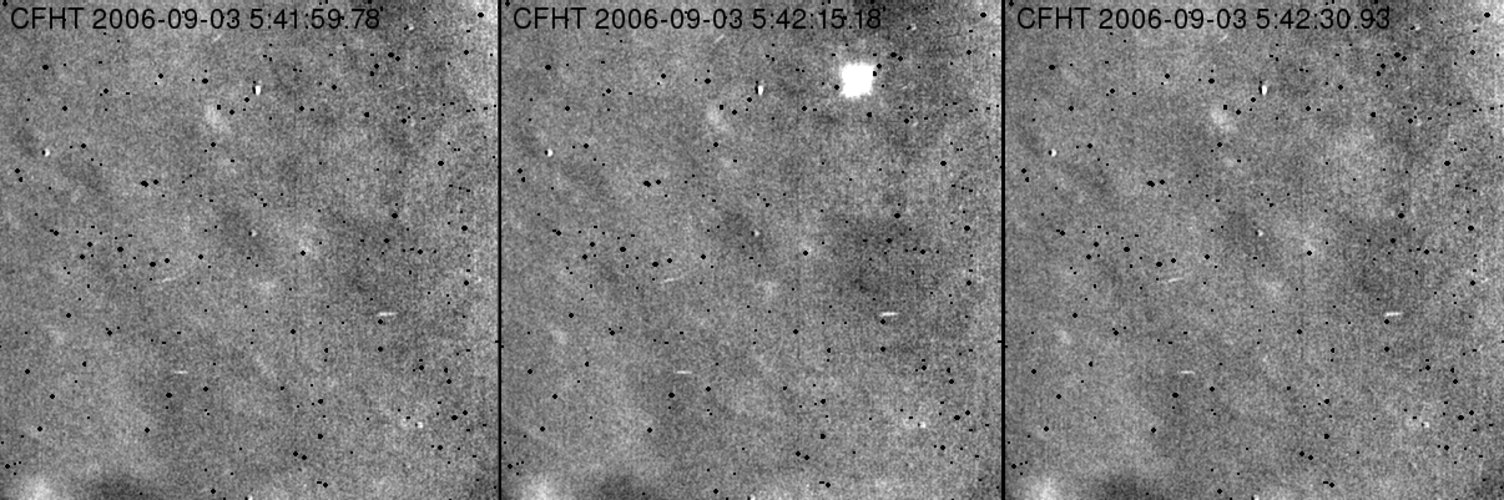 SMART-1 impact flash seen by CFHT telescope