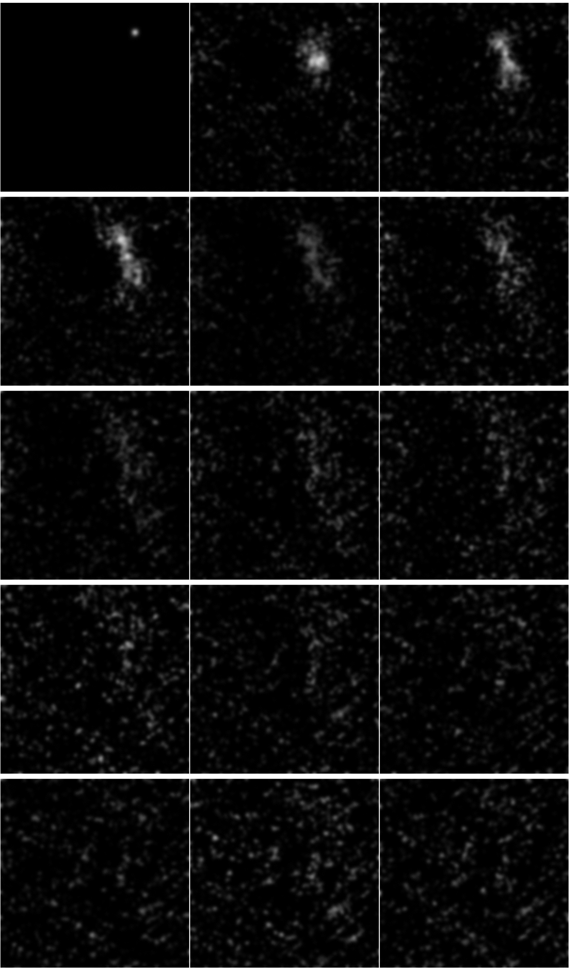 SMART-1 impact sequence by CFHT