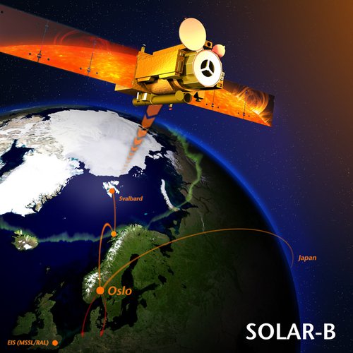 SvalSat ground coverage of Hinode (Solar-B)