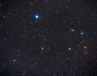 Antennae in southern constellation of Corvus