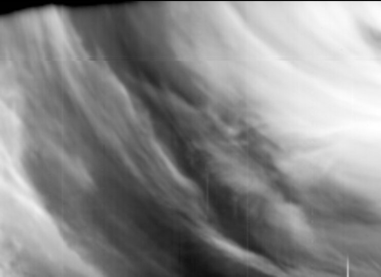 Cloud structures at Venus