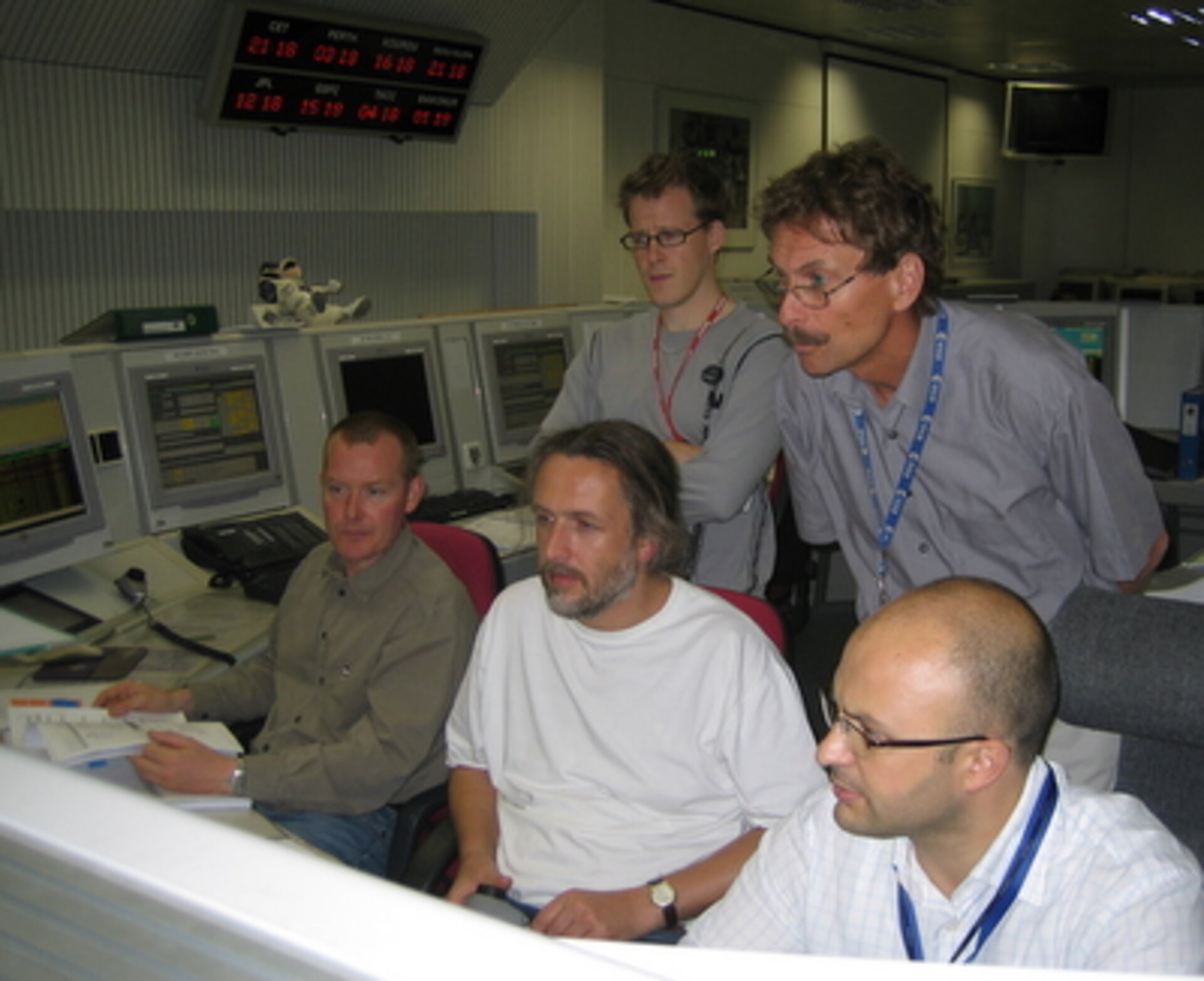 Cluster controllers watching eclipse progress