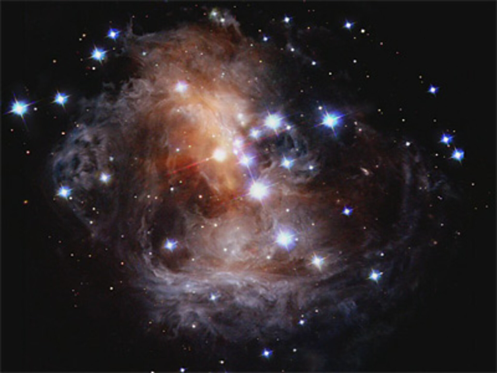 Evolution of the light echo around V838 Monocerotis