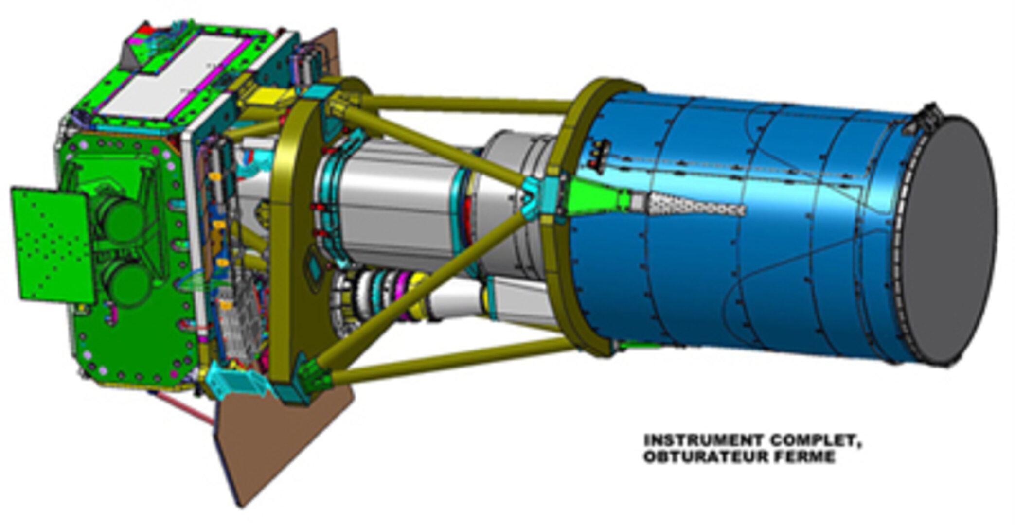 CAD model of COROT payload