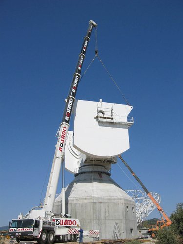 Cebreros Antenna - Mounting elevation counterweights