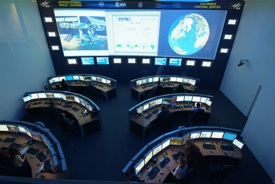 Centro de Control del Columbus en Oberpfaffenhofen, Alemania