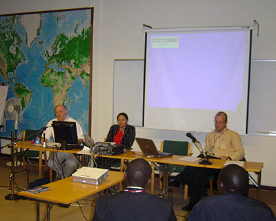 Mark Doherty speaking at the side event