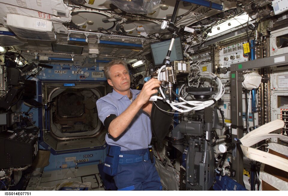 Reiter spent nearly six months living and working on the Space Station