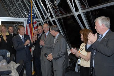 In the firing room at the Launch Control Center