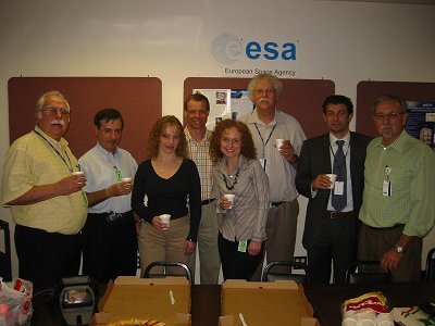 Det lokala ESA-kontoret ordnade en liten avskedslunch igår