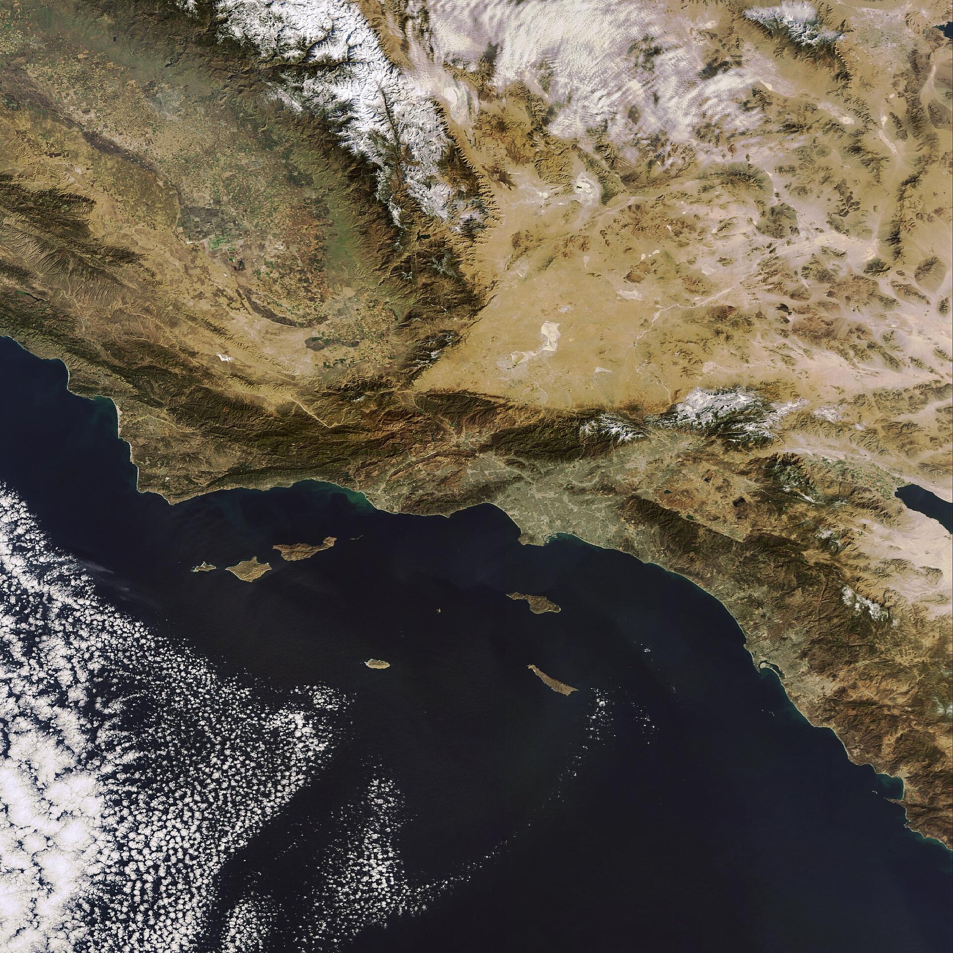 Envisat/MERIS image over California