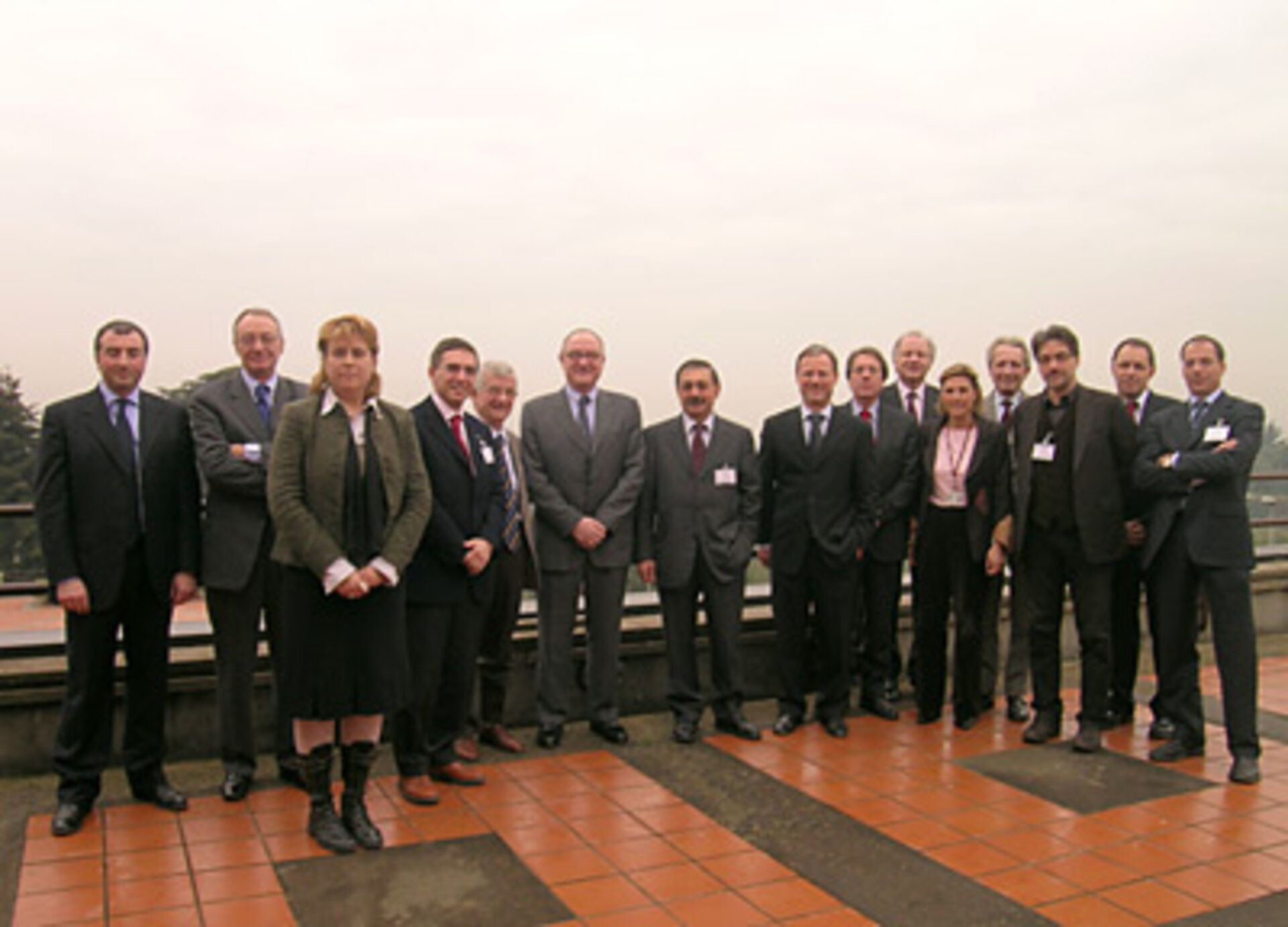 The Italian University and Research Minister, Mr Fabio Mussi, visited ESRIN yesterday