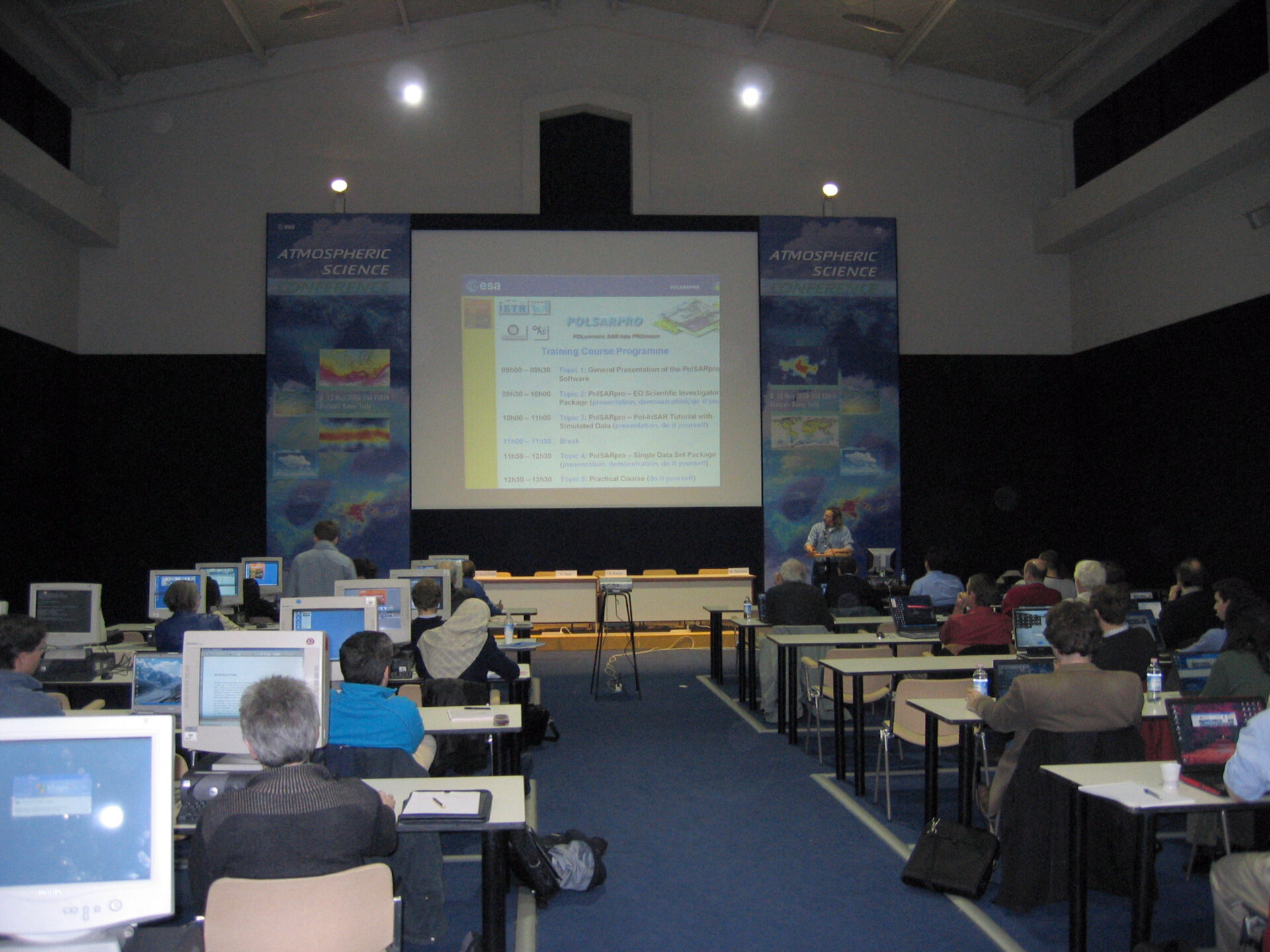Training session at POLinSAR 2007