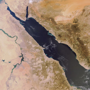 Envisat image over the Red Sea
