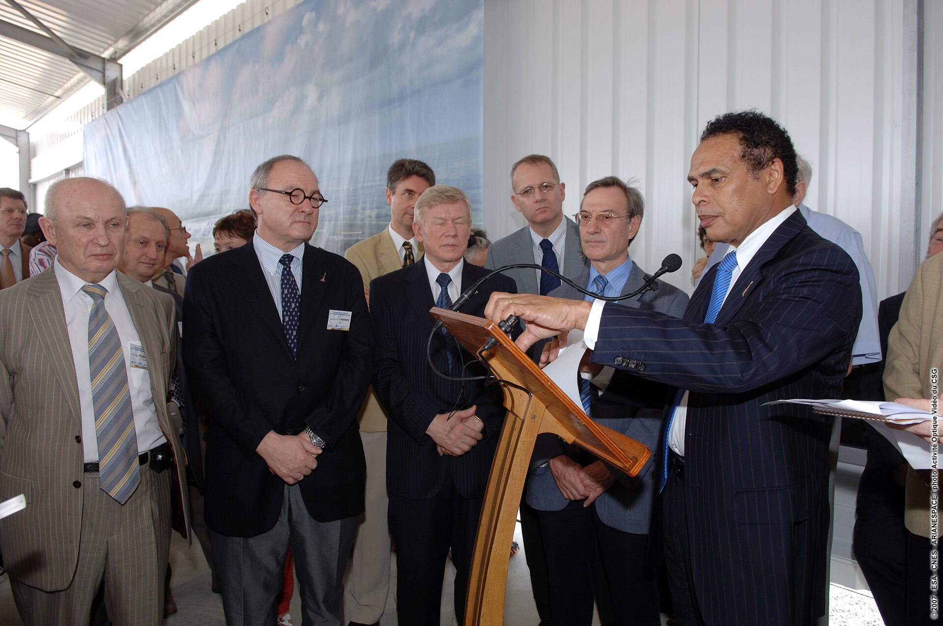 Official ceremony in French Guiana