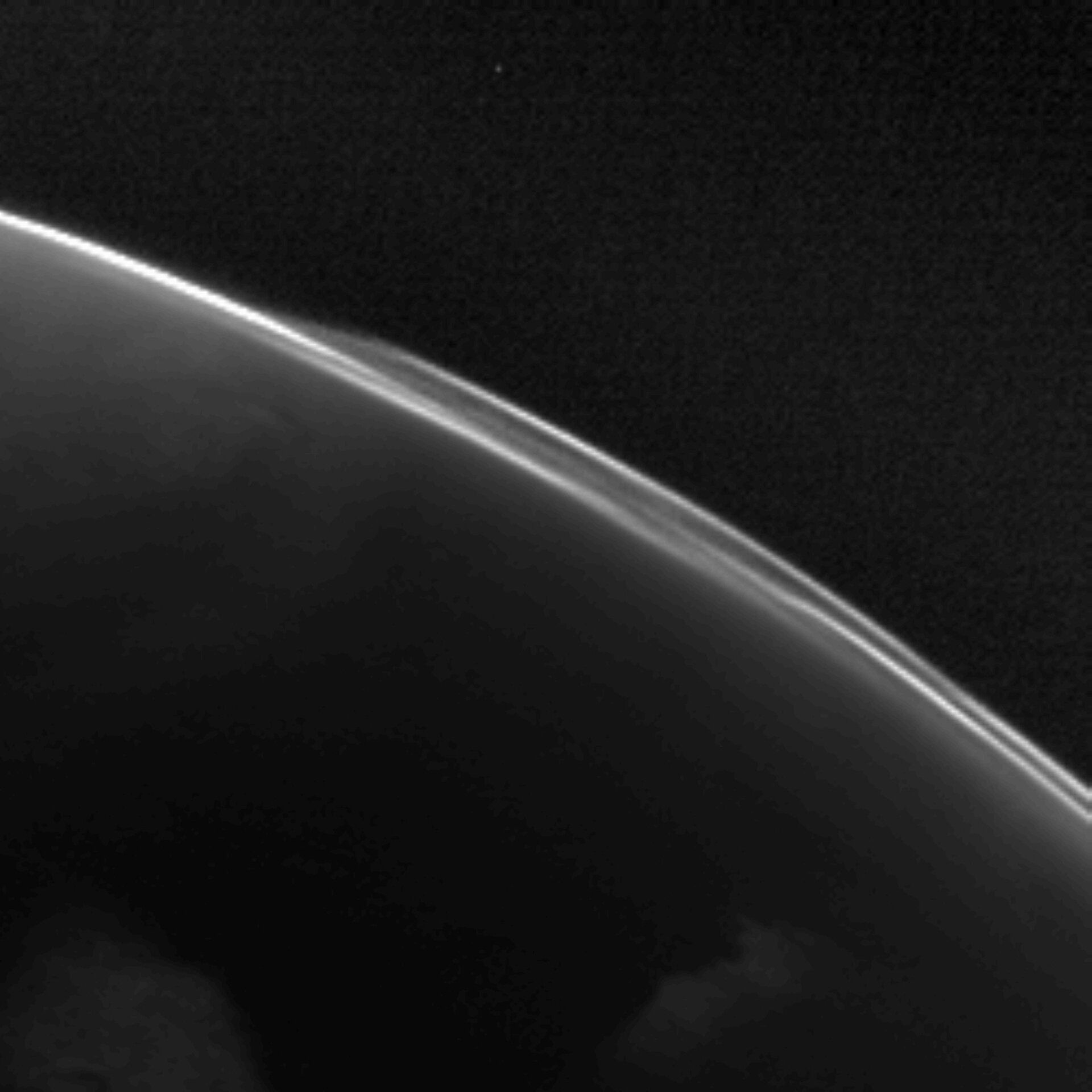 OSIRIS image of atmospheric structures of Mars