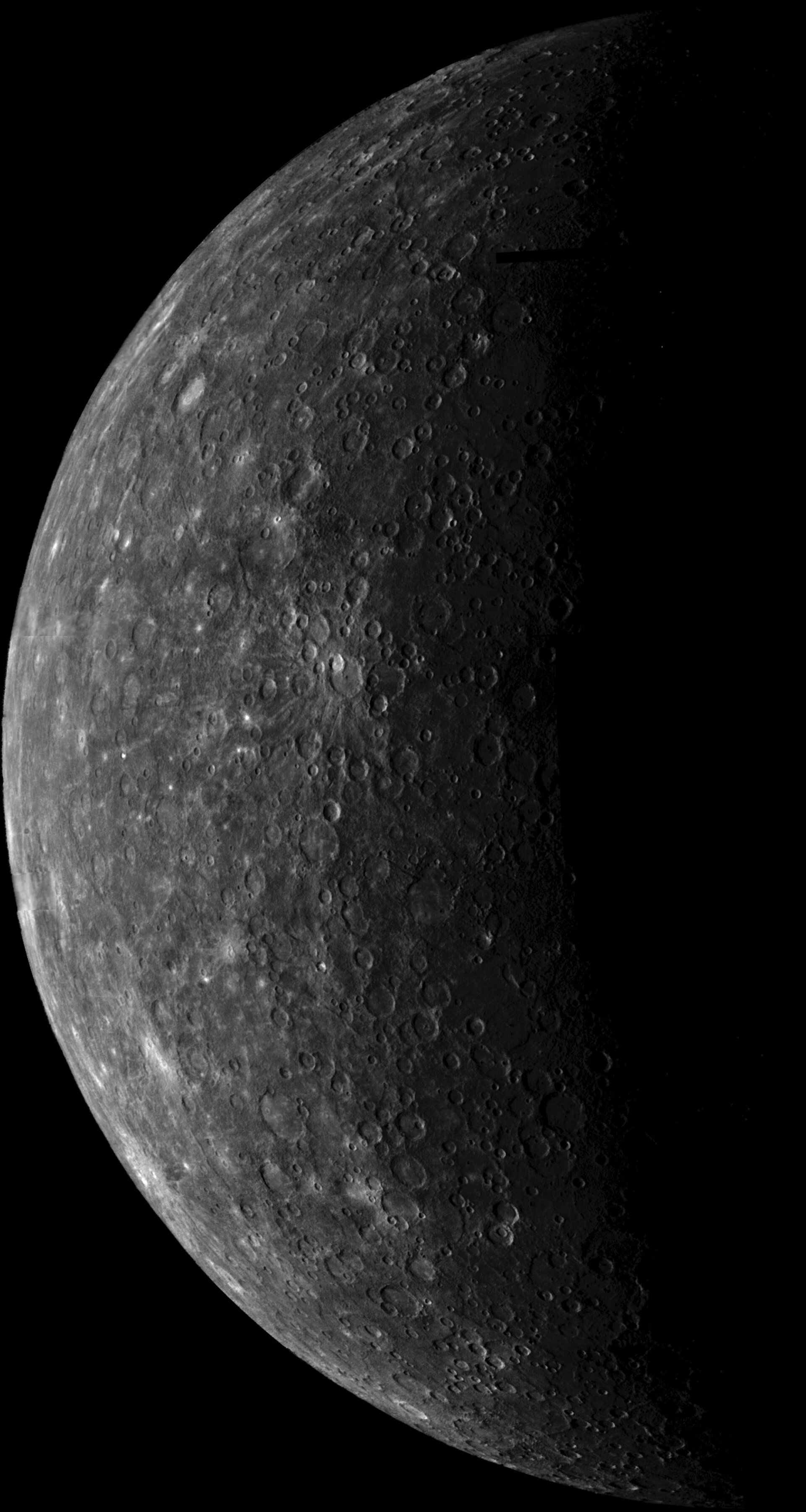 View of planet Mercury