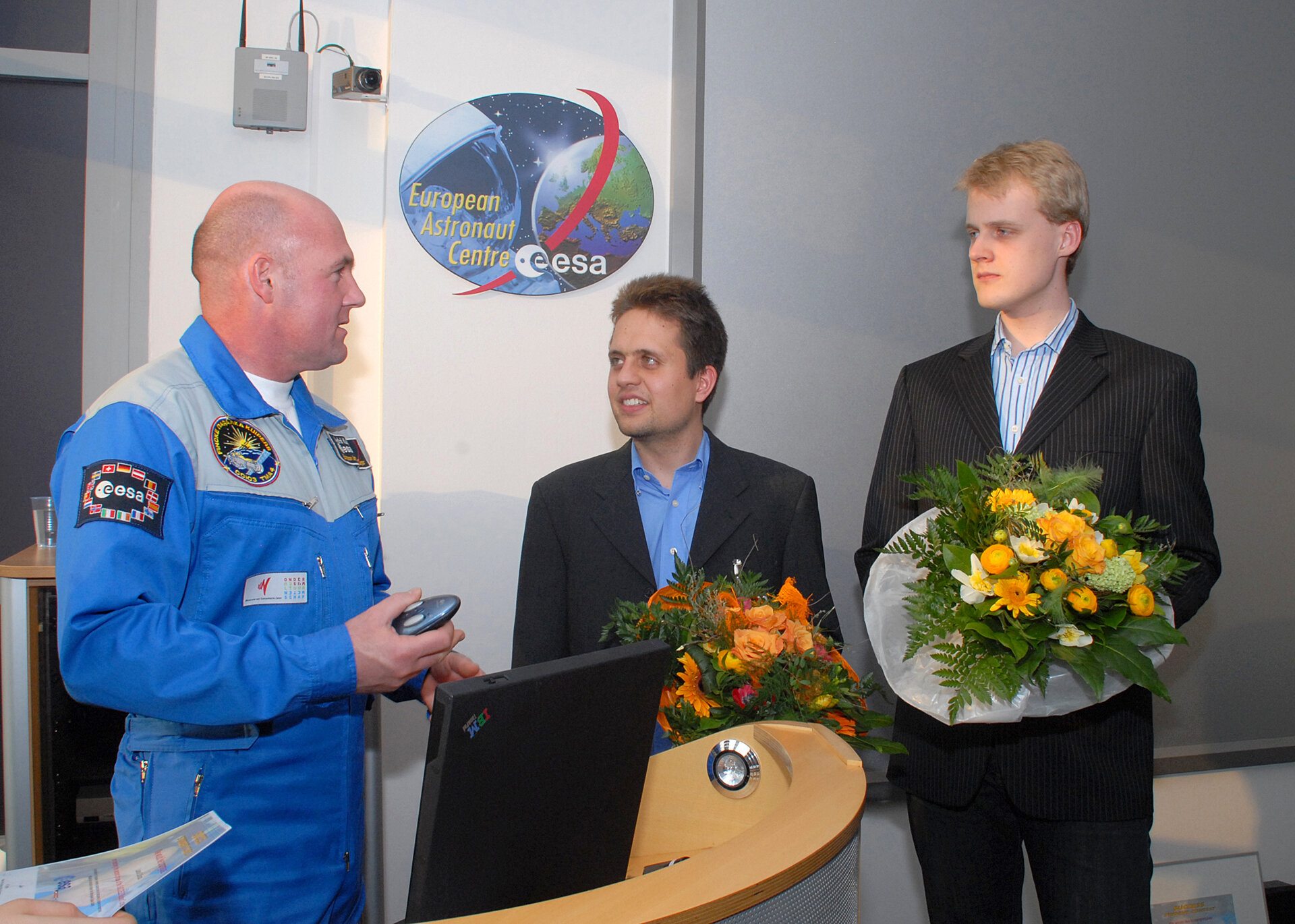 ESA astronaut André Kuipers also attended the award ceremony