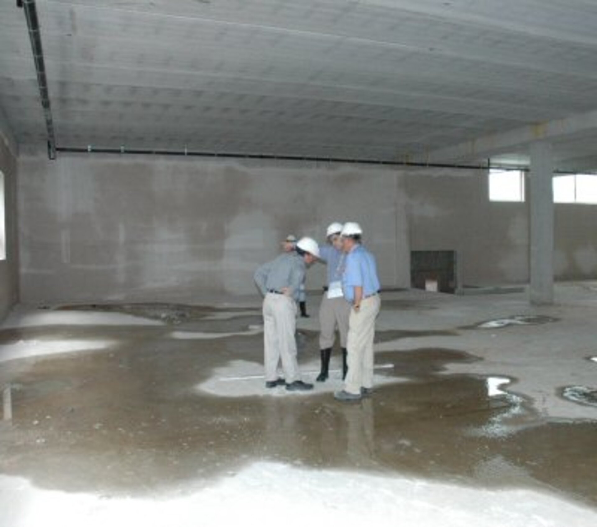 Figure 1:The large open space of the new building where the new CDF will be relocated