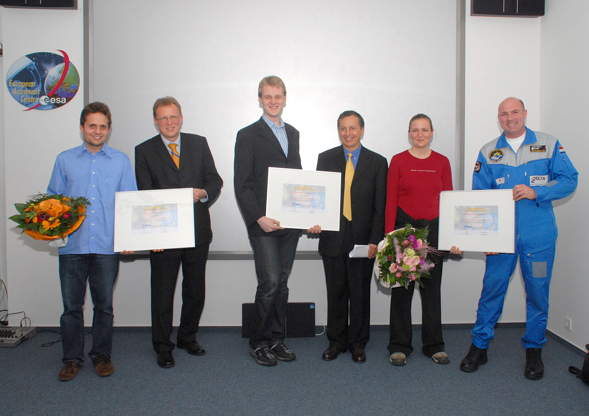 The SUCCESS winners were announced during a ceremony at the European Astronaut Centre, Cologne