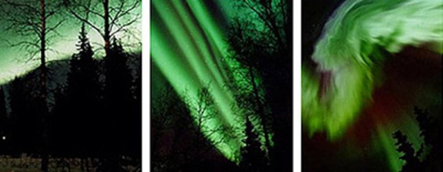 Aurora before and during a substorm