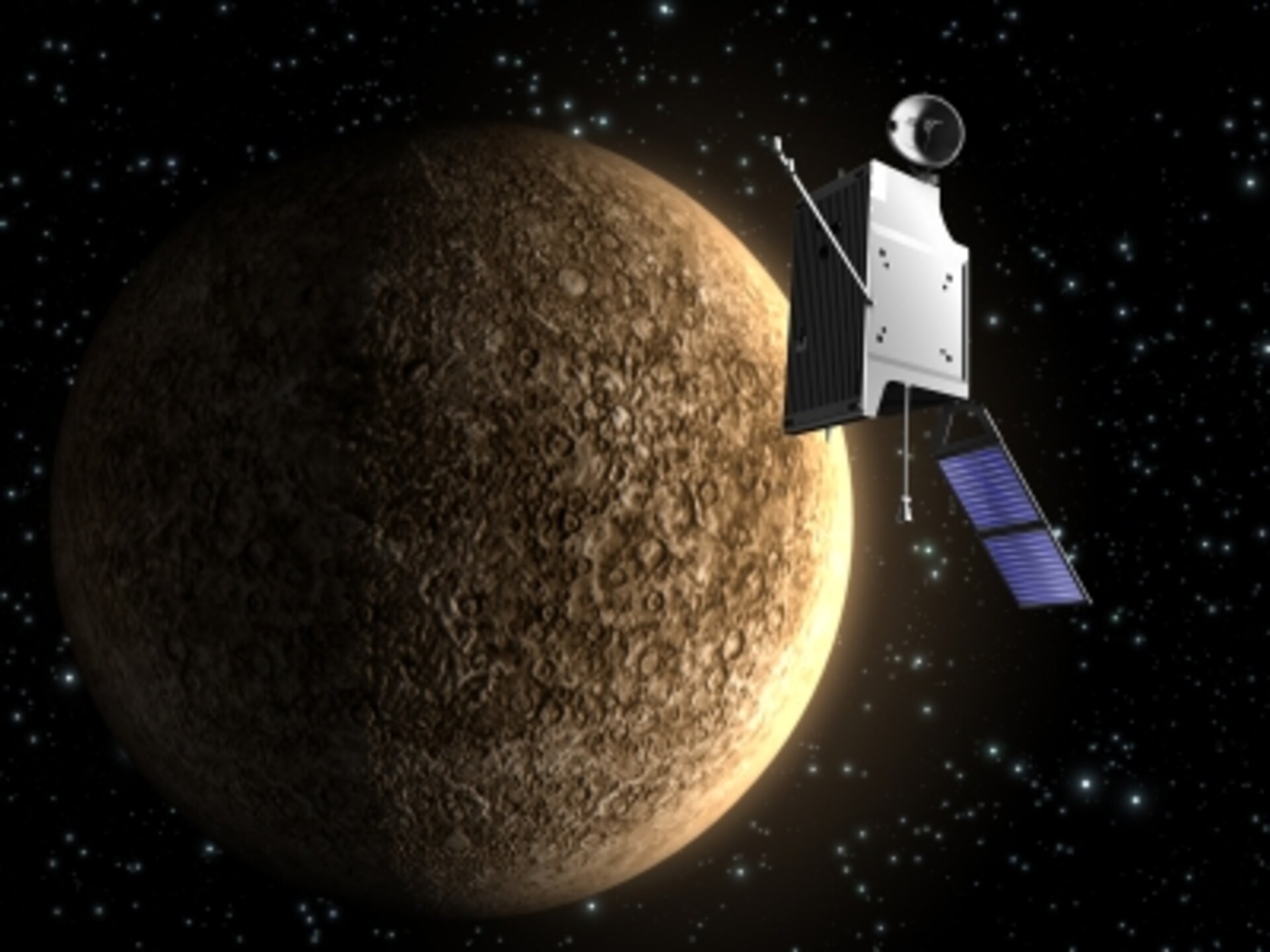ESA's orbiter MPO bij de kleinste planeet van het zonnestelsel