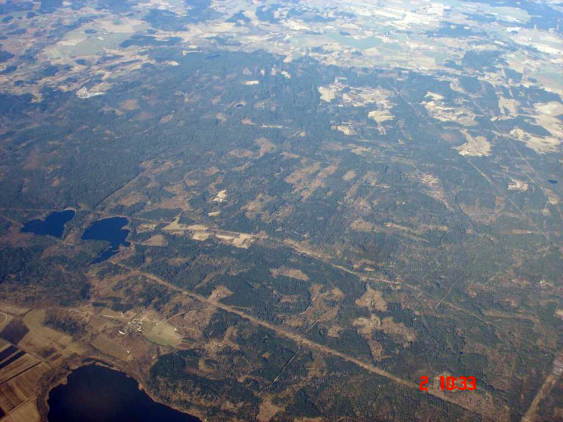 Aerial view of the Remningstorp test site