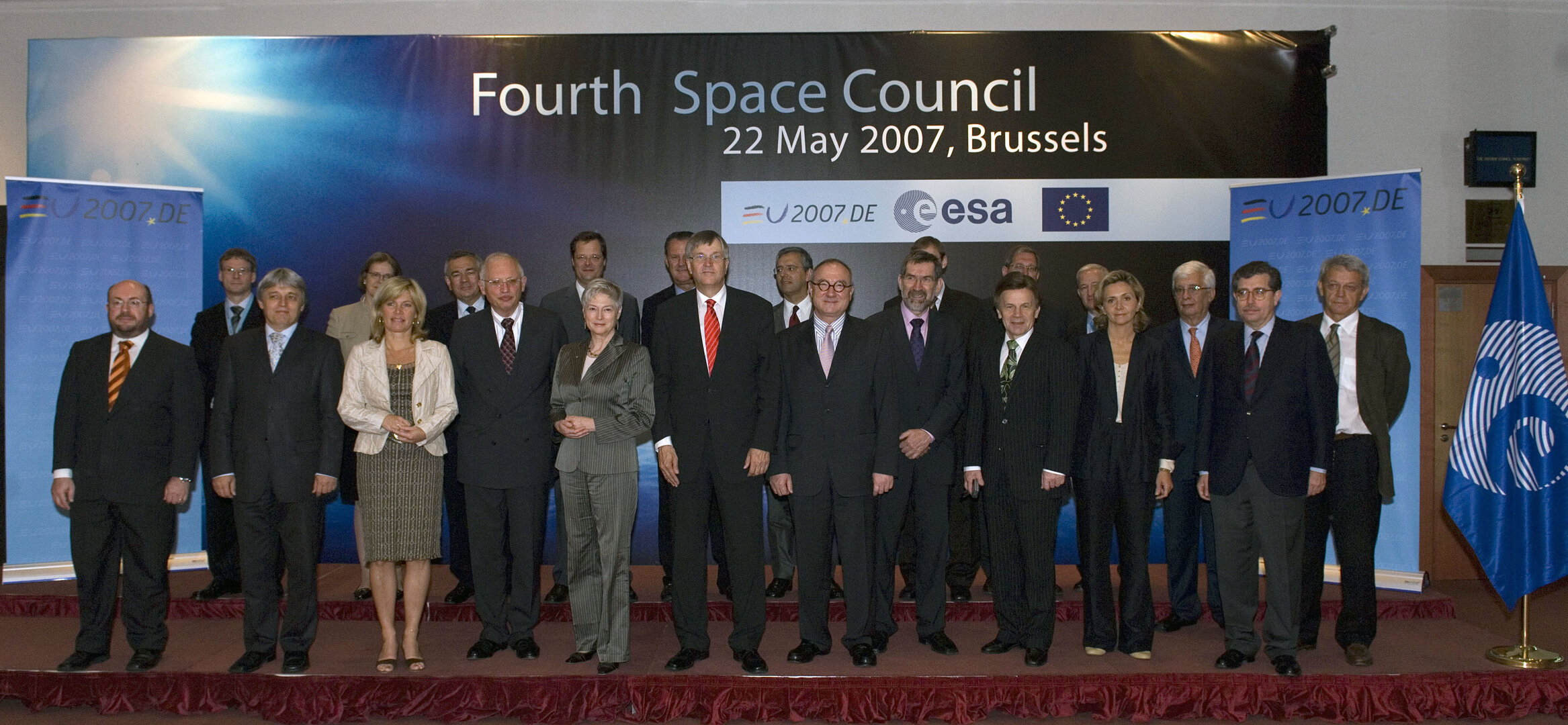 Partecipanti allo Space Council Europeo