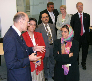 UAE Minister of Economy in ESOC's Navigation Facility