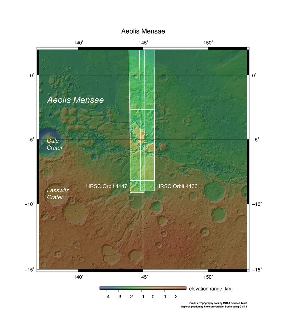 Aeolis Mensae context map