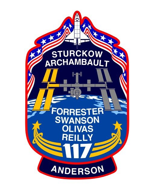 Crew uniform patch for Space Shuttle mission STS-117