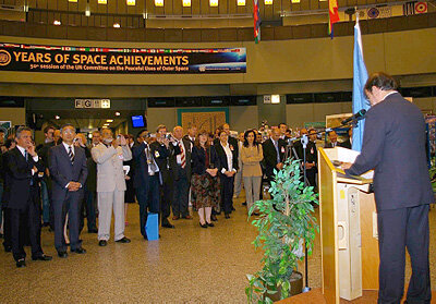 The presence of ESA is the result of a long collaboration