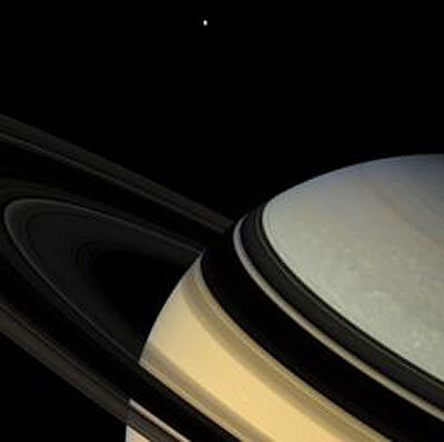 Saturn and Dione