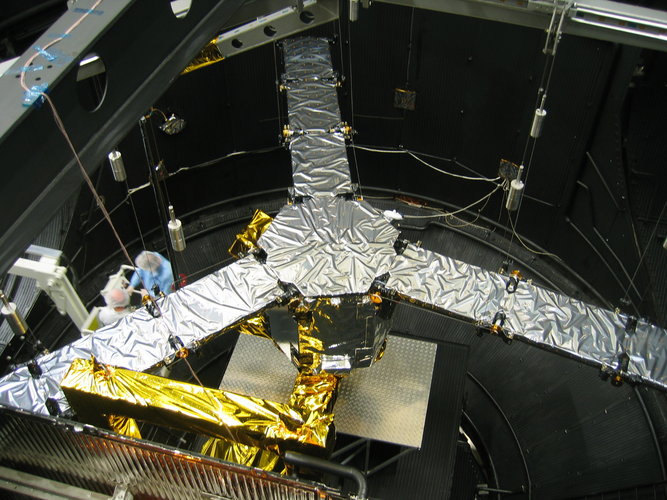 SMOS payload in the Large Space Simulator