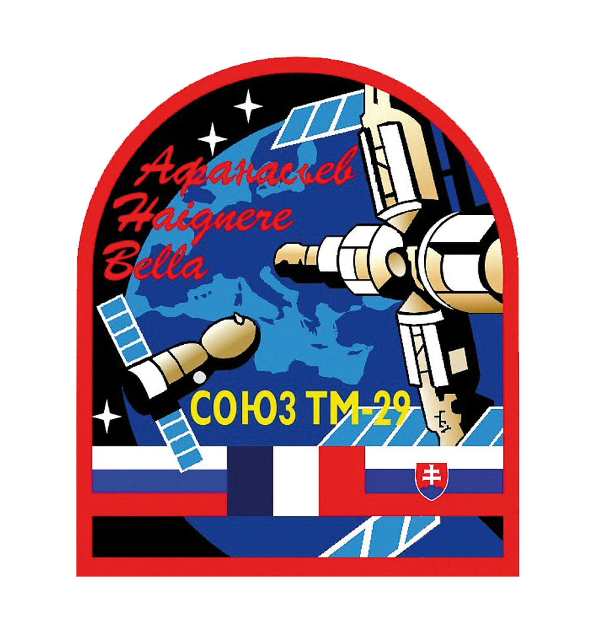Soyuz TM-29 patch, 1999