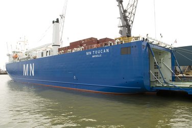 French cargo ship MN Toucan set sail for Kourou at around 15:30 CEST on Tuesday 17 July 2007