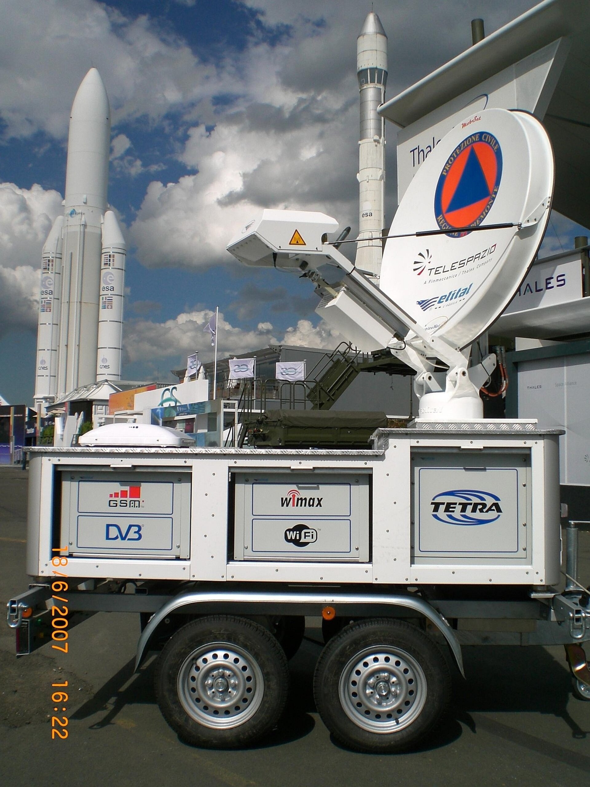 SkyplexNet Terminal at Le Bourget