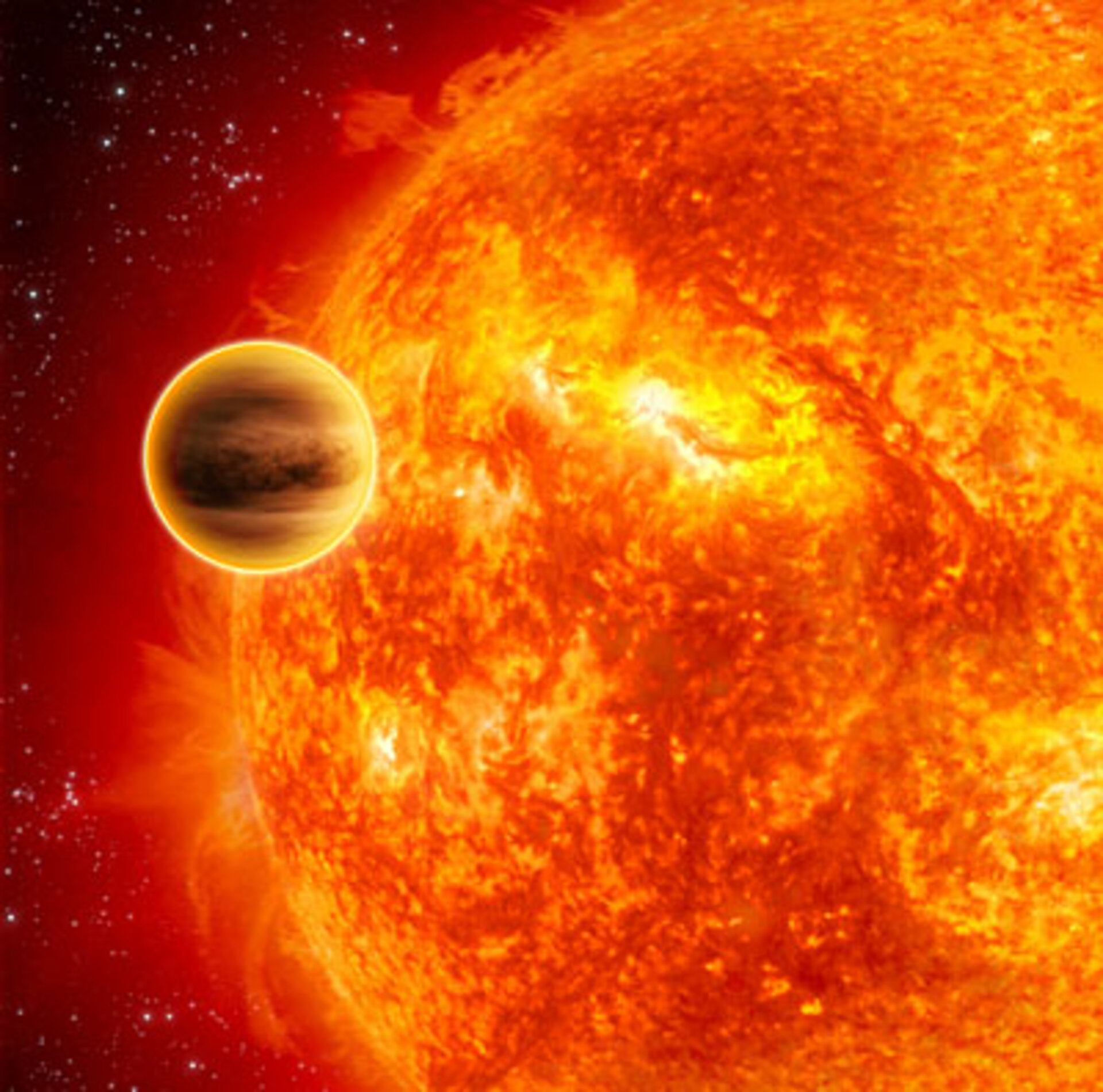 Transiting exoplanet