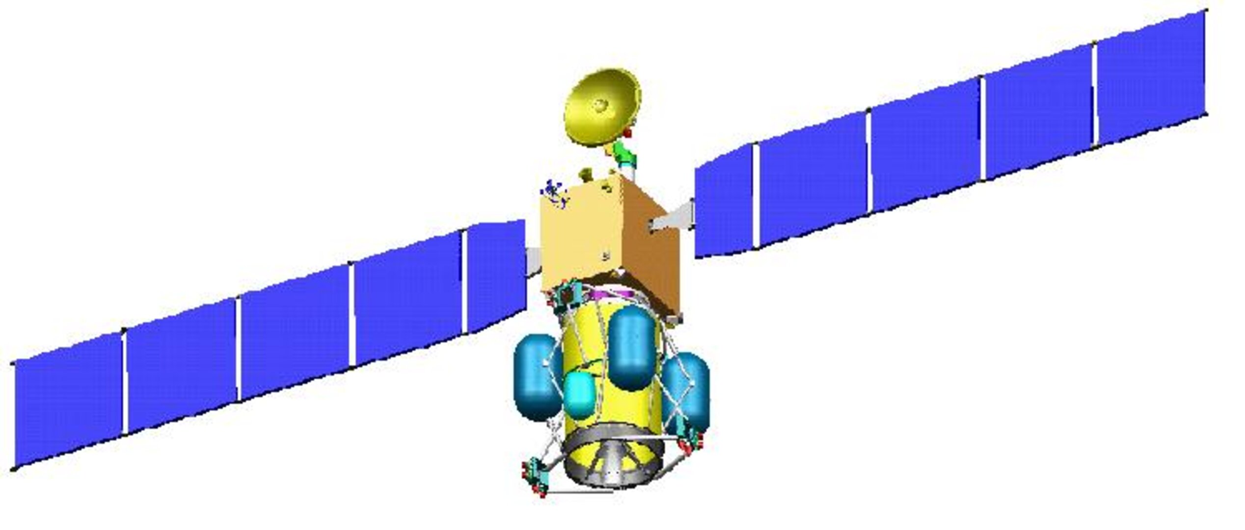 Alcatel Alenia Space Orbiter design on top of the ExoMars propulsion module