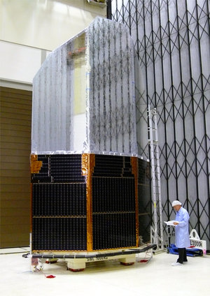 Herschel's solar array and sunshade
