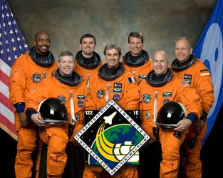 STS-122 crew portrait