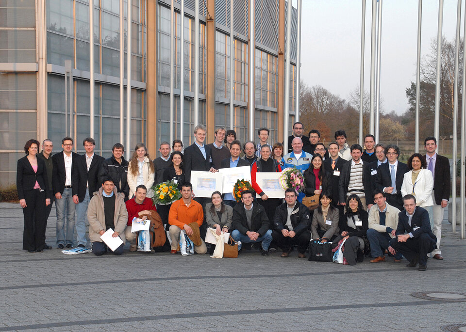 The second phase participants at the Award Ceremony in March 2007