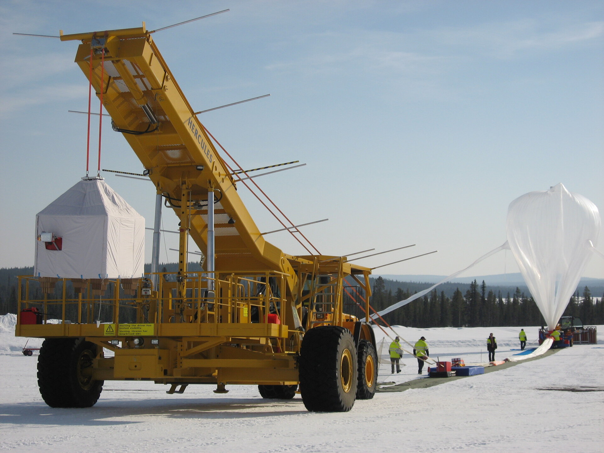 BEXUS balloon and gondola