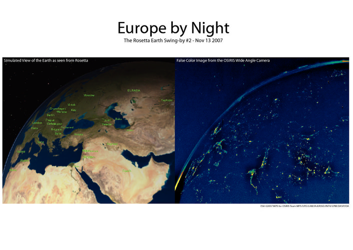 Earth at night