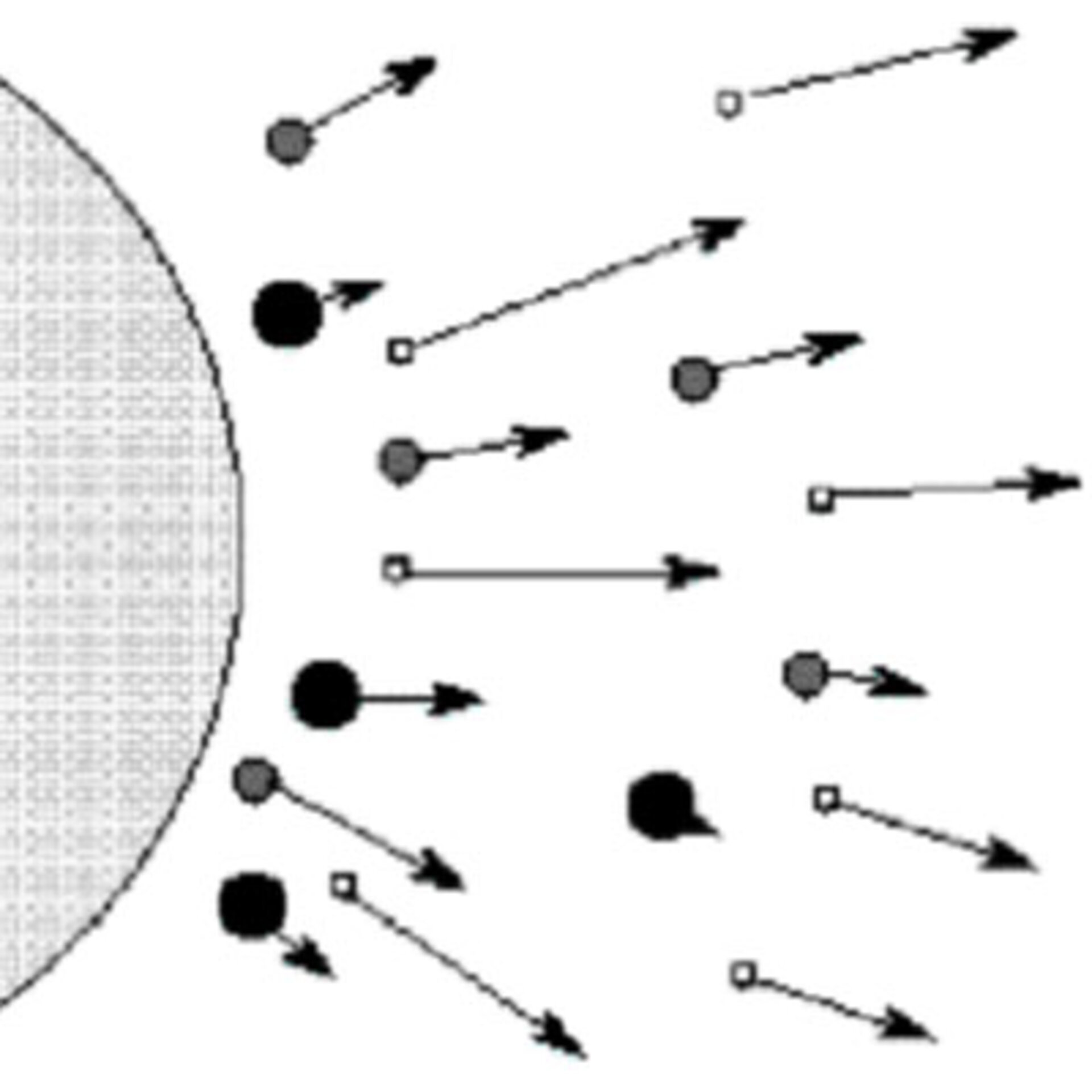 Escape of light gases from a planet